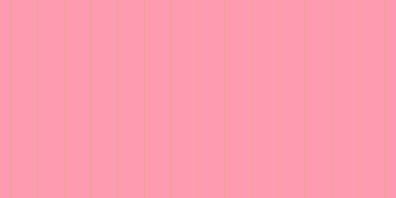 #ff3963 (50%), #eba393 vertical lines, two pixels wide, fifty-two pixels apart