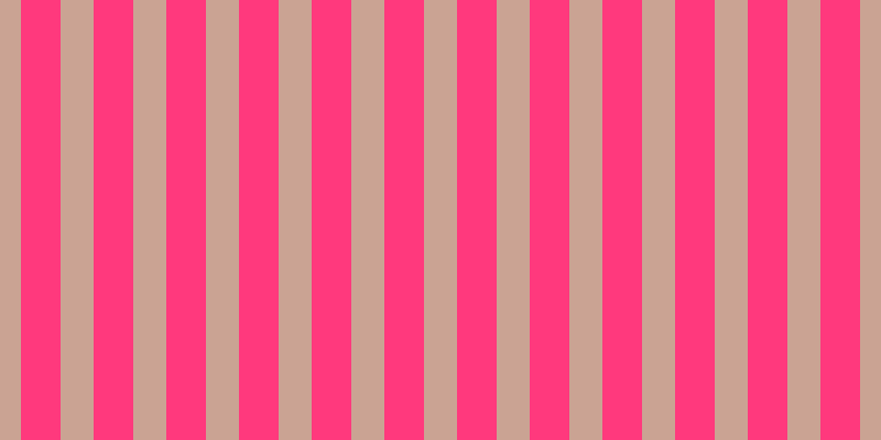 #ff397d, #caa393 vertical lines, thirty pixels wide, thirty-six pixels apart