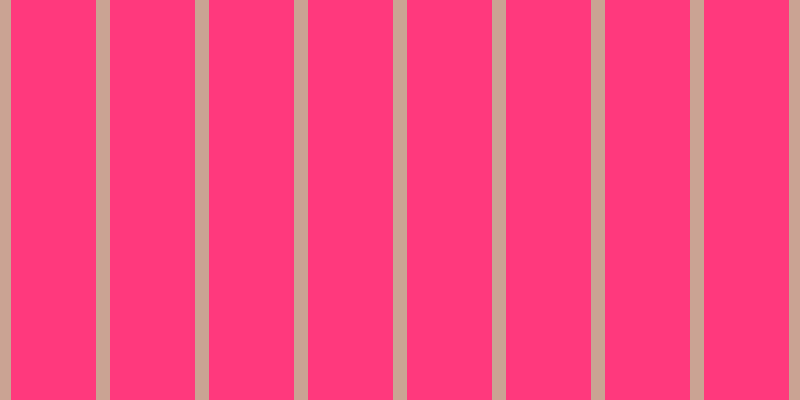 #ff397d, #caa393 vertical lines, fourteen pixels wide, eighty-five pixels apart