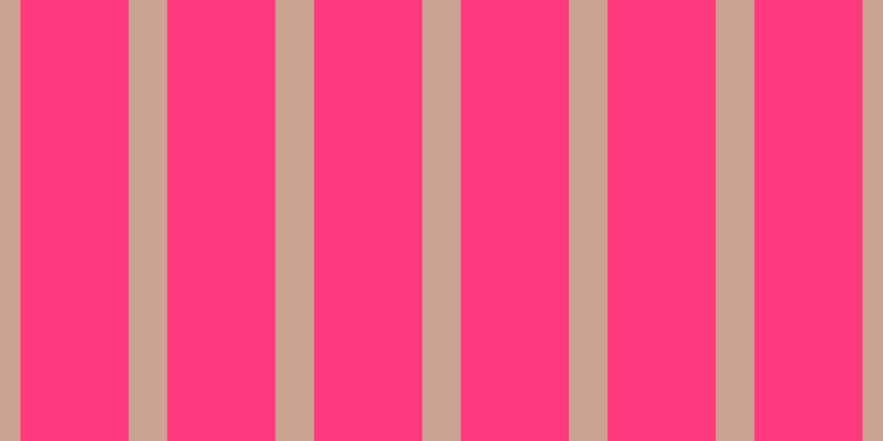 #ff397d, #caa393 vertical lines, thirty-five pixels wide, ninety-eight pixels apart