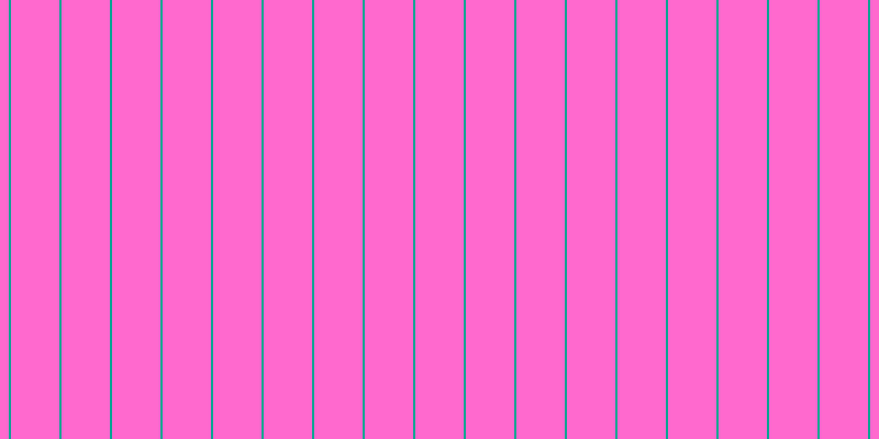 #ff39bf (75%), #04a393 vertical lines, two pixels wide, forty-four pixels apart