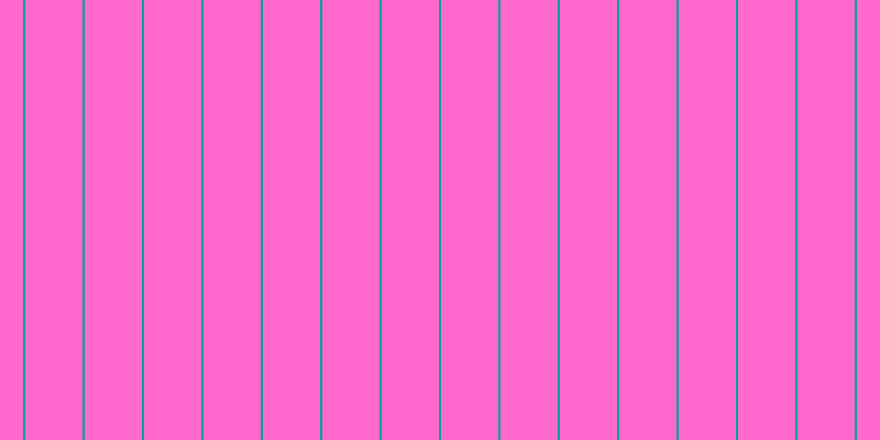 #ff39bf (75%), #04a393 vertical lines, two pixels wide, fifty-two pixels apart