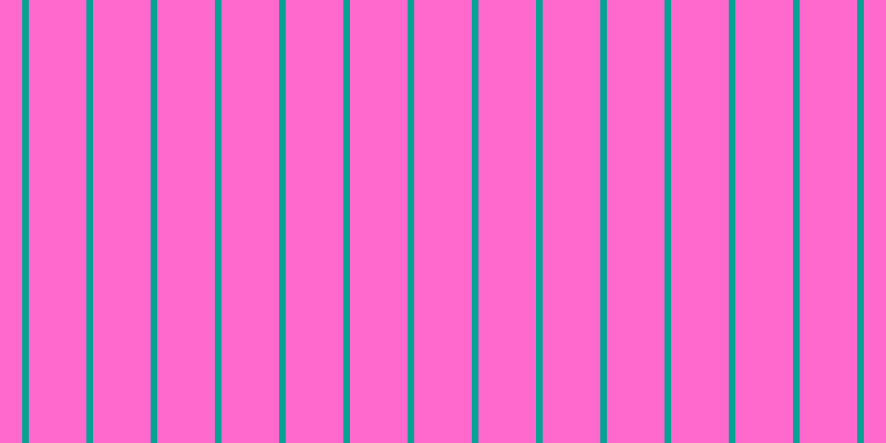 #ff39bf (75%), #04a393 vertical lines, six pixels wide, fifty-two pixels apart