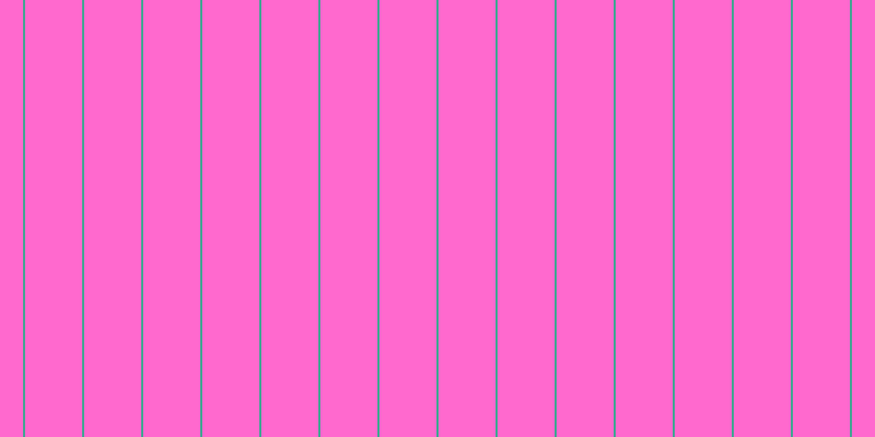 #ff39bf (75%), #46a393 vertical lines, two pixels wide, fifty-two pixels apart