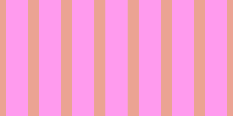 #ff39e0 (50%), #eba393 vertical lines, thirty-eight pixels wide, seventy-six pixels apart