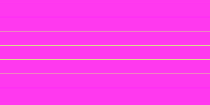 #ff39ef, #dbd393 horizontal lines, two pixels wide, fifty-two pixels apart
