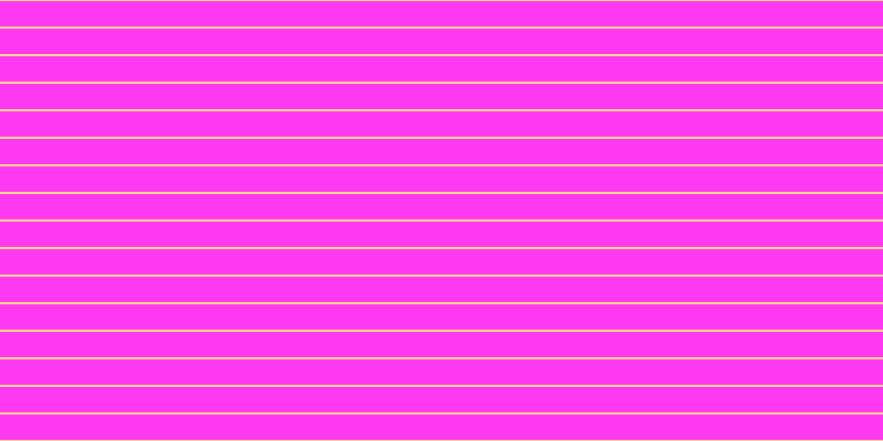 #ff39ef, #fcd393 horizontal lines, two pixels wide, twenty-three pixels apart