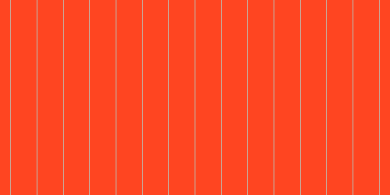 #ff4521, #caa393 vertical lines, two pixels wide, fifty-two pixels apart