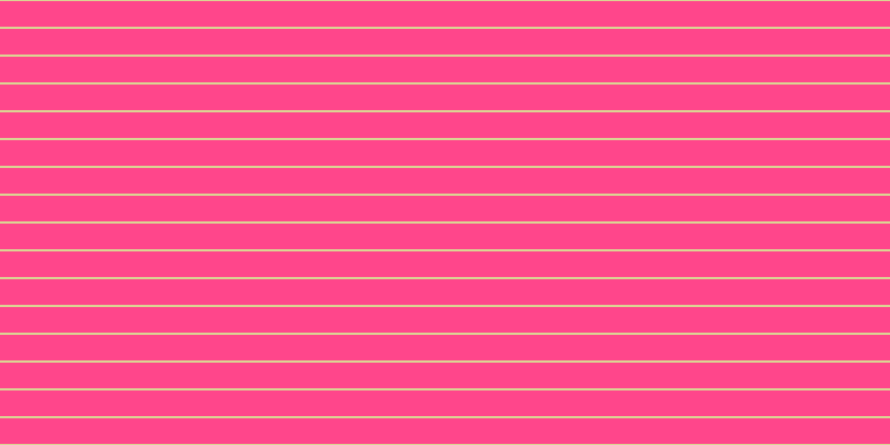 #ff468b, #dbd393 horizontal lines, two pixels wide, twenty-three pixels apart