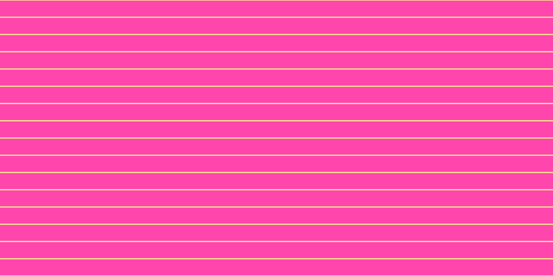 #ff46ac, #fcd393 horizontal lines, two pixels wide, twenty-three pixels apart