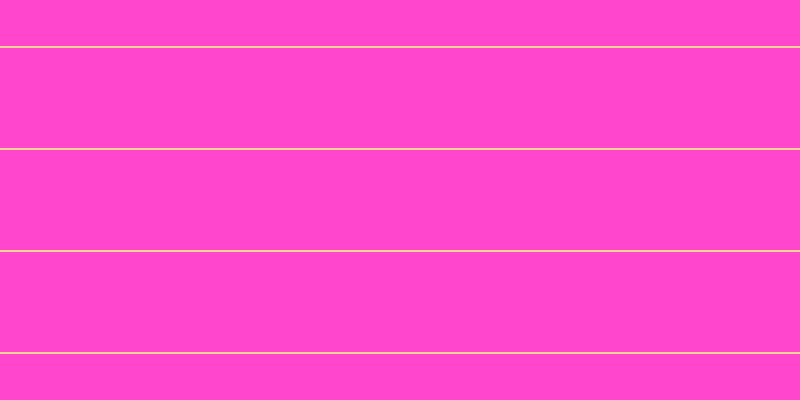 #ff46cd, #fcd393 horizontal lines, two pixels wide, one hundred pixels apart