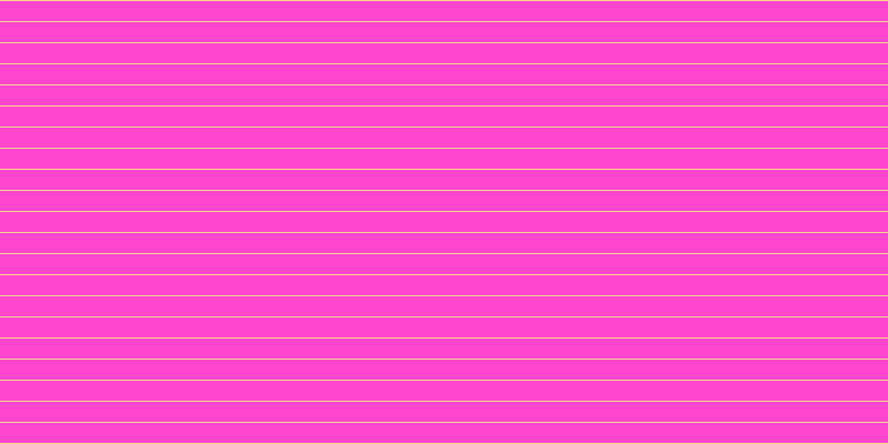 #ff46cd, #fcd393 horizontal lines, one pixels wide, eighteen pixels apart