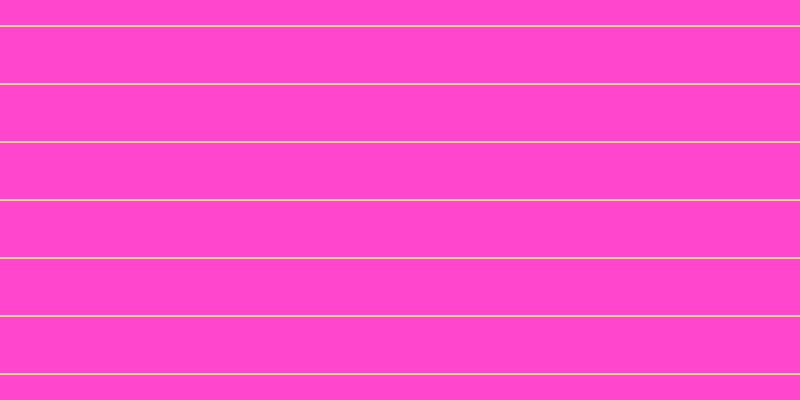 #ff46cd, #fcd393 horizontal lines, two pixels wide, fifty-six pixels apart