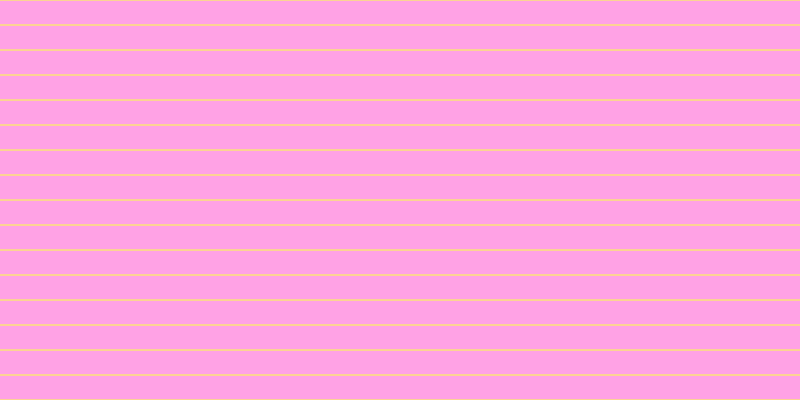 #ff46cd (50%), #fcd393 horizontal lines, two pixels wide, twenty-three pixels apart