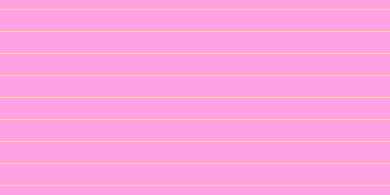#ff46cd (50%), #fcd393 horizontal lines, two pixels wide, forty-three pixels apart
