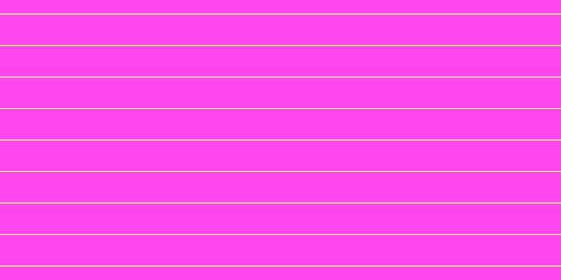 #ff46ee, #dbd393 horizontal lines, two pixels wide, forty-three pixels apart