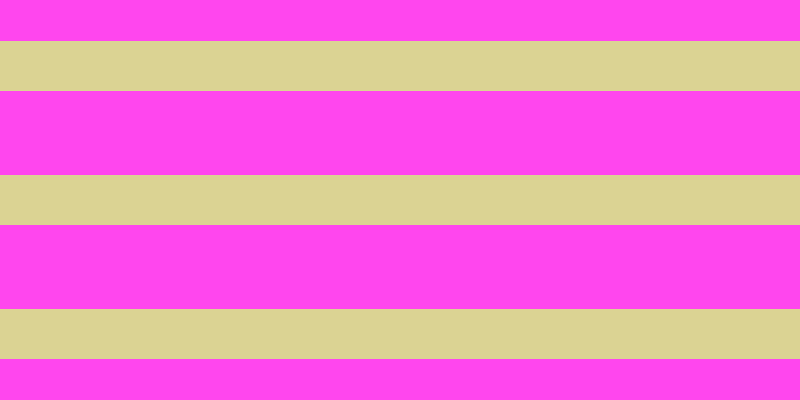 #ff46ee, #dbd393 horizontal lines, fifty pixels wide, eighty-four pixels apart