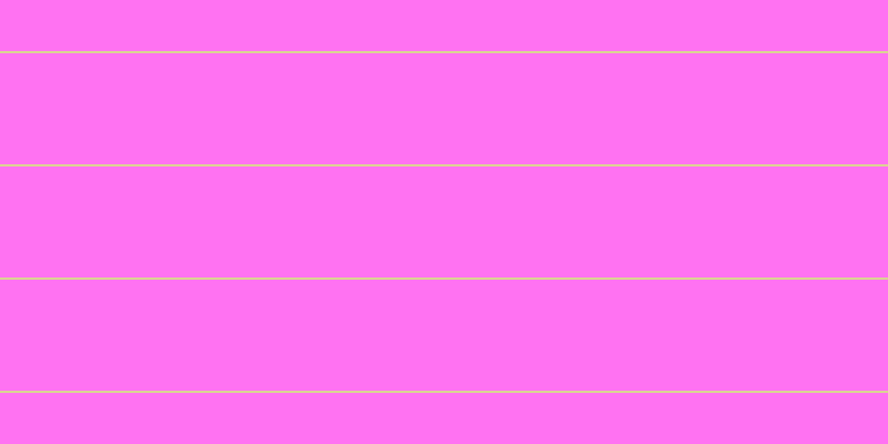 #ff46ee (75%), #dbd393 horizontal lines, two pixels wide, one hundred pixels apart