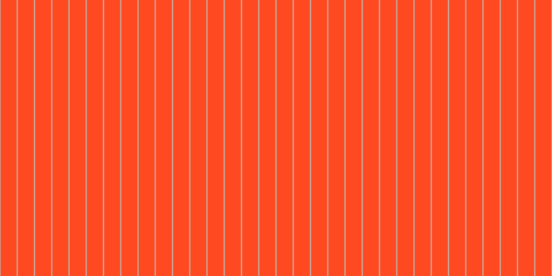 #ff4a21, #caa393 vertical lines, two pixels wide, twenty-three pixels apart