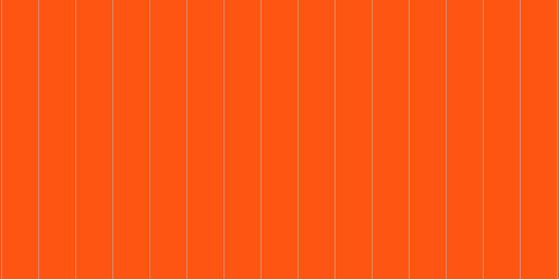 #ff5513, #caa393 vertical lines, one pixels wide, fifty-two pixels apart
