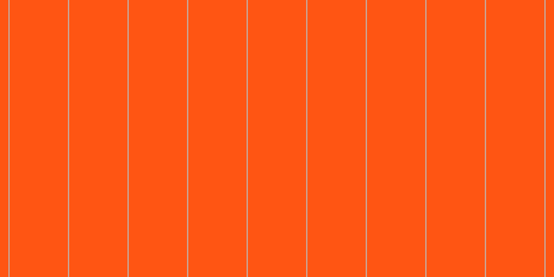 #ff5513, #caa393 vertical lines, two pixels wide, eighty-four pixels apart