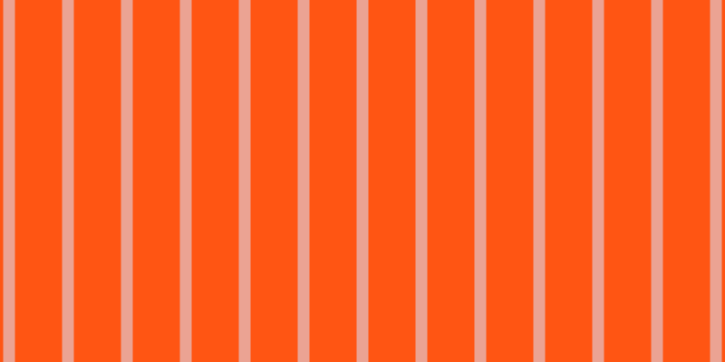 #ff5513, #eba393 vertical lines, thirteen pixels wide, fifty-two pixels apart