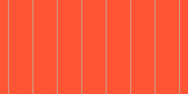 #ff5534, #caa393 vertical lines, four pixels wide, one hundred pixels apart