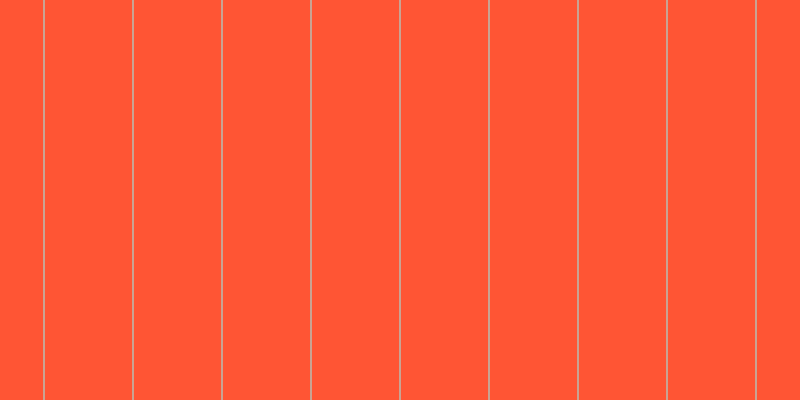#ff5534, #caa393 vertical lines, two pixels wide, eighty-seven pixels apart