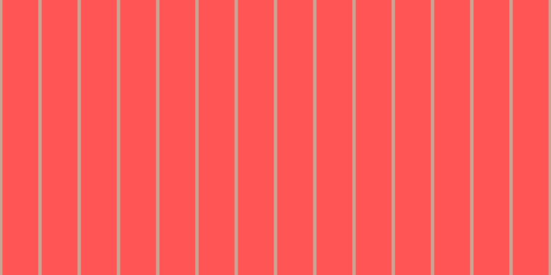 #ff5555, #caa393 vertical lines, five pixels wide, fifty-two pixels apart