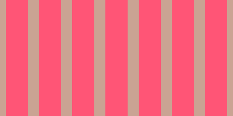 #ff5576, #caa393 vertical lines, thirty-eight pixels wide, seventy-six pixels apart