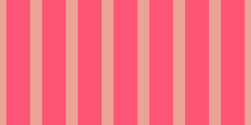 #ff5576, #eba393 vertical lines, thirty-eight pixels wide, seventy-six pixels apart