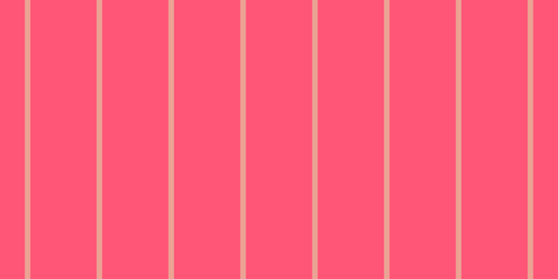 #ff5576, #eba393 vertical lines, eight pixels wide, ninety-five pixels apart