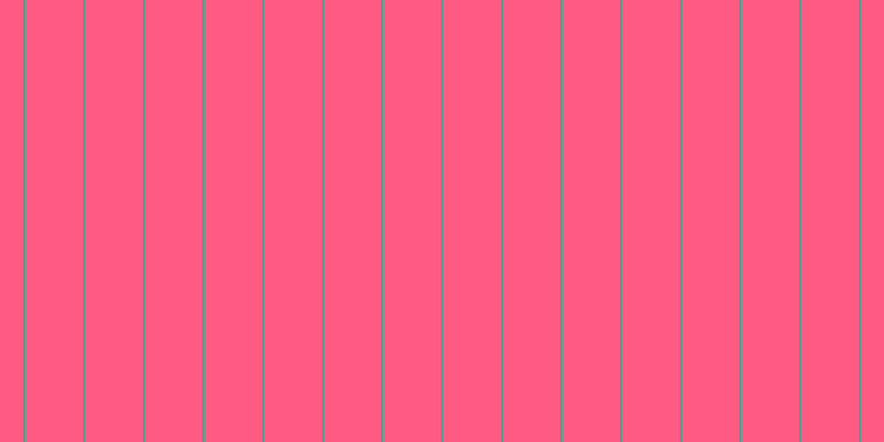#ff5a84, #46a393 vertical lines, two pixels wide, fifty-two pixels apart