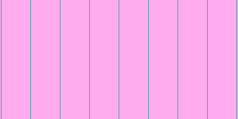 #ff5ae0 (50%), #25a393 vertical lines, two pixels wide, ninety-seven pixels apart