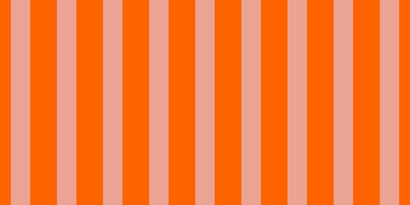 #ff6300, #eba393 vertical lines, thirty-eight pixels wide, fifty-two pixels apart