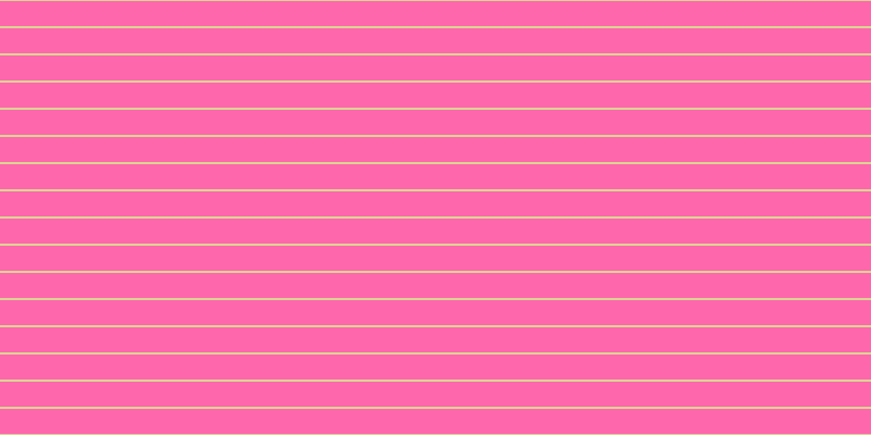 #ff67ac, #dbd393 horizontal lines, two pixels wide, twenty-three pixels apart