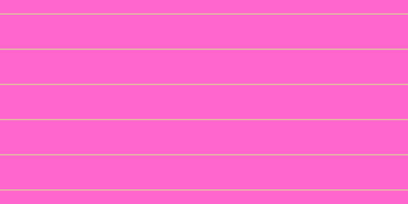 #ff67cd, #dbd393 horizontal lines, two pixels wide, sixty-seven pixels apart