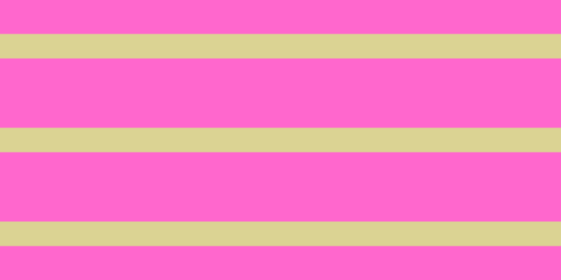 #ff67cd, #dbd393 horizontal lines, thirty-five pixels wide, ninety-nine pixels apart