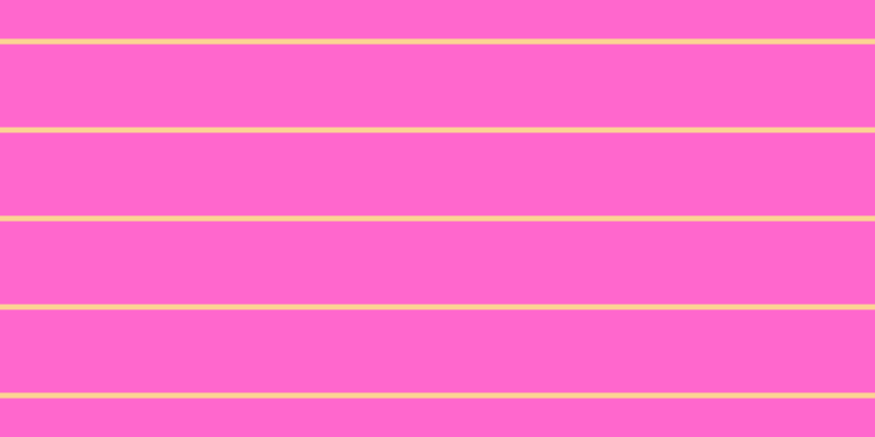 #ff67cd, #fcd393 horizontal lines, five pixels wide, seventy-six pixels apart