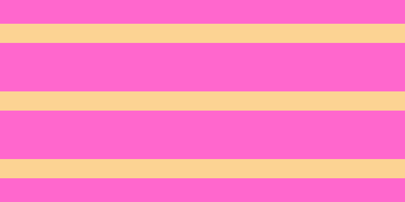 #ff67cd, #fcd393 horizontal lines, thirty-eight pixels wide, ninety-six pixels apart