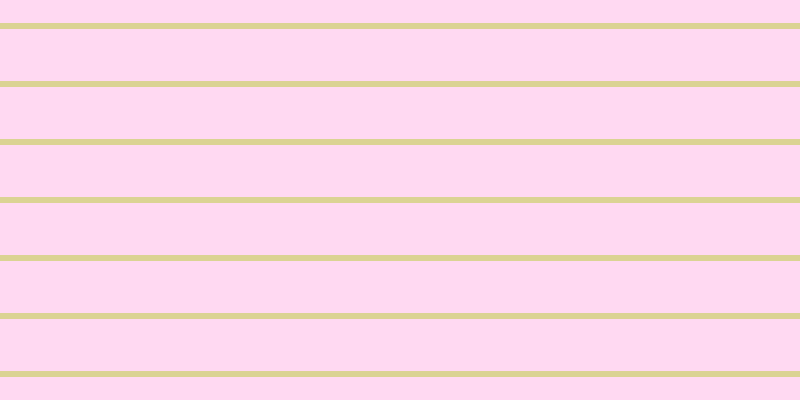 #ff67cd (25%), #dbd393 horizontal lines, six pixels wide, fifty-two pixels apart
