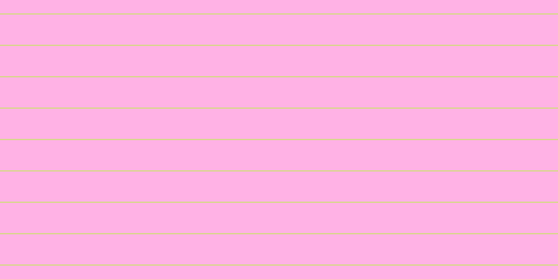 #ff67cd (50%), #dbd393 horizontal lines, two pixels wide, forty-three pixels apart