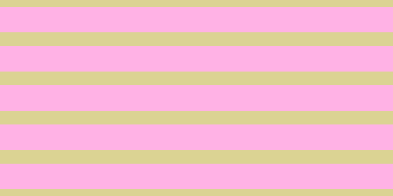#ff67cd (50%), #dbd393 horizontal lines, twenty-eight pixels wide, fifty-two pixels apart