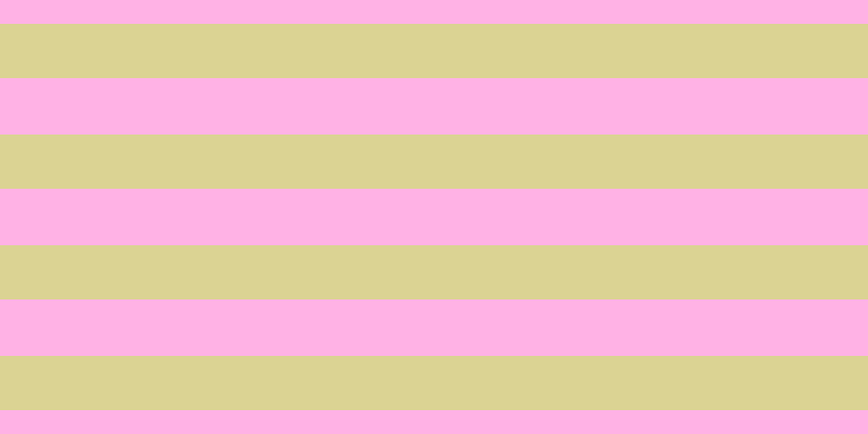 #ff67cd (50%), #dbd393 horizontal lines, fifty pixels wide, fifty-two pixels apart