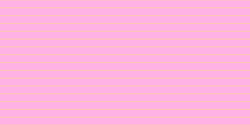 #ff67cd (50%), #fcd393 horizontal lines, two pixels wide, twenty-three pixels apart