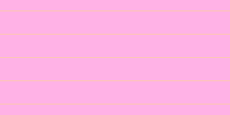 #ff67cd (50%), #fcd393 horizontal lines, two pixels wide, seventy-nine pixels apart