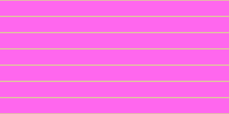 #ff67ee, #dbd393 horizontal lines, four pixels wide, fifty-three pixels apart