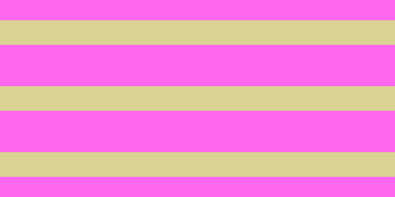 #ff67ee, #dbd393 horizontal lines, fifty pixels wide, eighty-four pixels apart