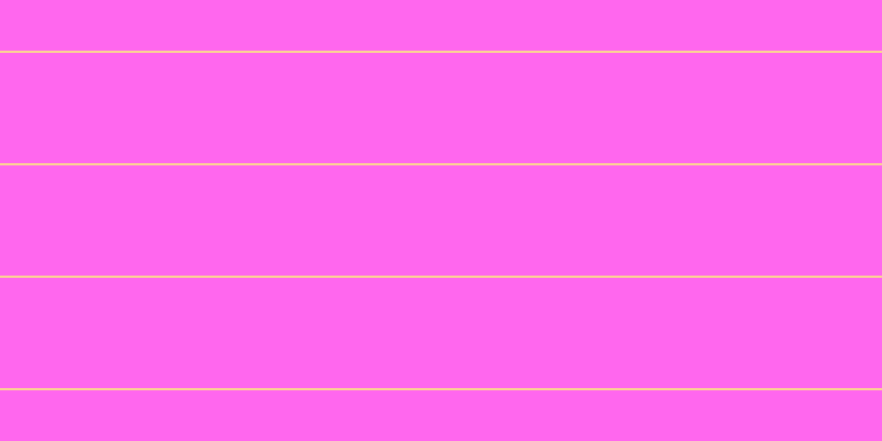 #ff67ee, #fcd393 horizontal lines, two pixels wide, one hundred pixels apart