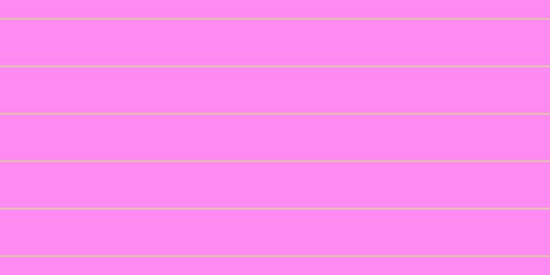 #ff67ee (75%), #dbd393 horizontal lines, two pixels wide, sixty-seven pixels apart
